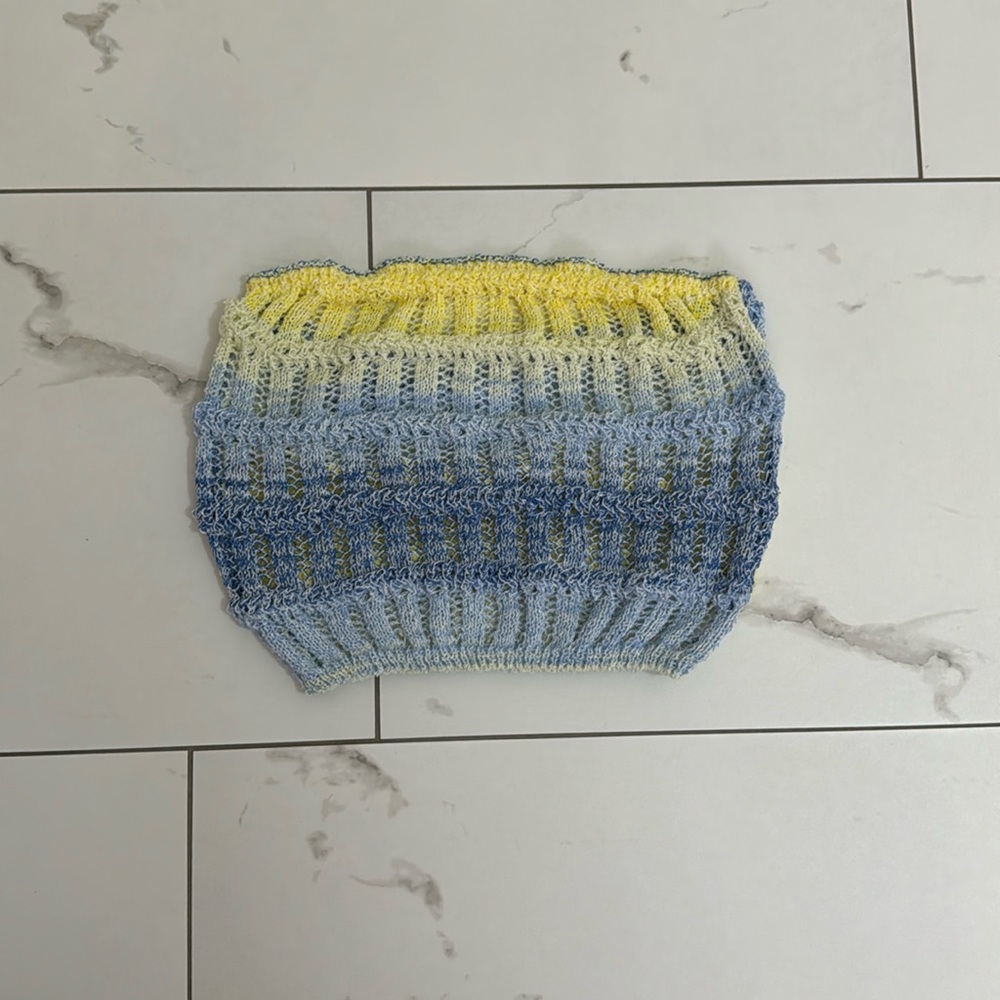 HOLLOW OMBRÉ TUBE TOP